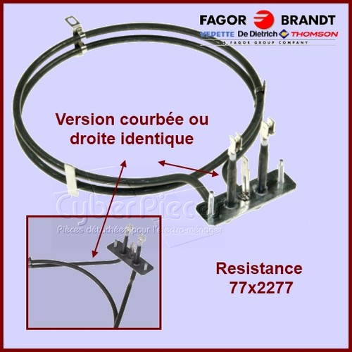 Résistance chaleur tournante